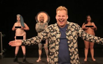 Programa infantil para combatir la vergüenza corporal se desnudan ante los niños en canal estatal danés