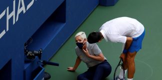 Descalifica un pelotazo a Djokovic del US Open