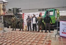 Ejército Nacional y Fiscalía incautan más de 300 kilogramos de clorhidrato de cocaína en el Cauca