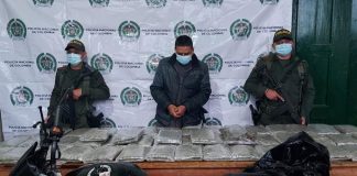 Un cargamento de marihuana fue incautado en Jambaló (Cauca).