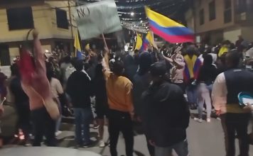 Sangre y Fuego en Colombia en una Protesta Contra la Reforma Fiscal